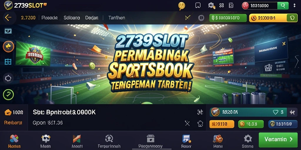 Tampilan menarik dari gameplay 2739SLOT dalam taruhan olahraga.