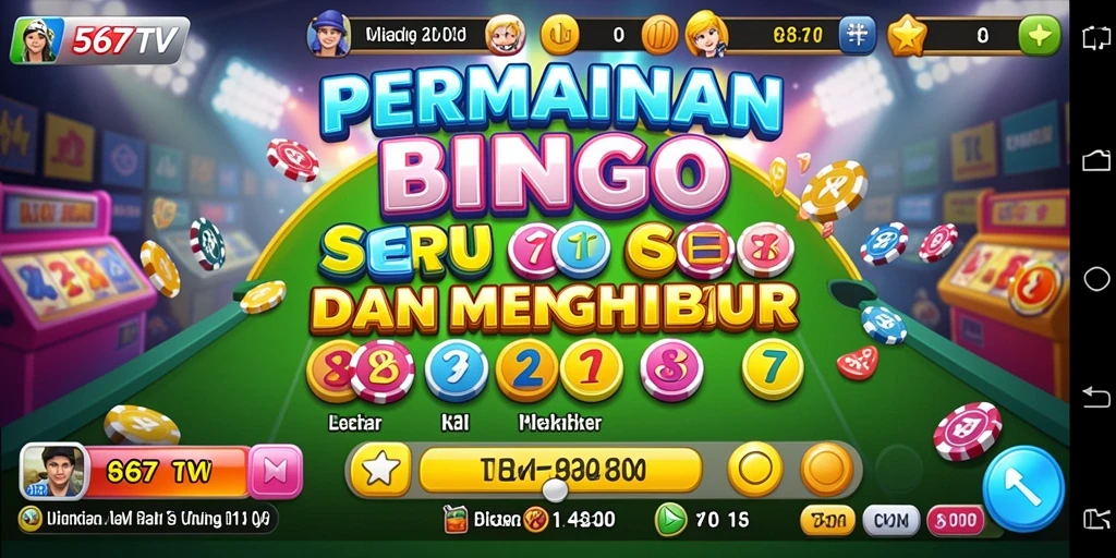 Tampilan gameplay seru dalam Bingo 567TV.