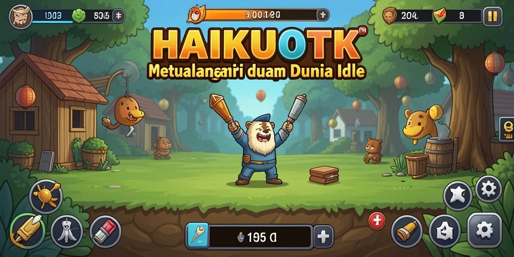 Tampilan gameplay seru HAIKUOTK yang menyenangkan.