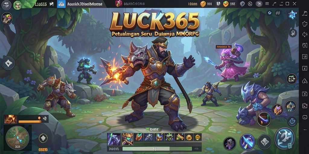 Tampilan gameplay LUCK365 yang memukau dan penuh aksi.