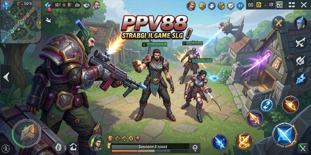 Tangkapan layar utama PPV88 menampilkan aksi strategi dinamis.