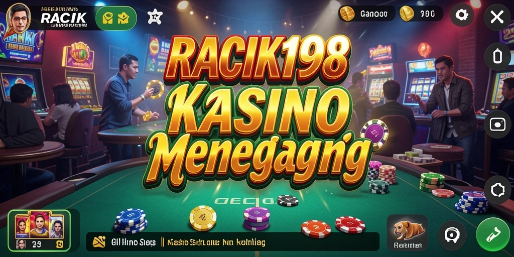 Tampilan gameplay menarik di RACIK198 dengan berbagai permainan Kasino.