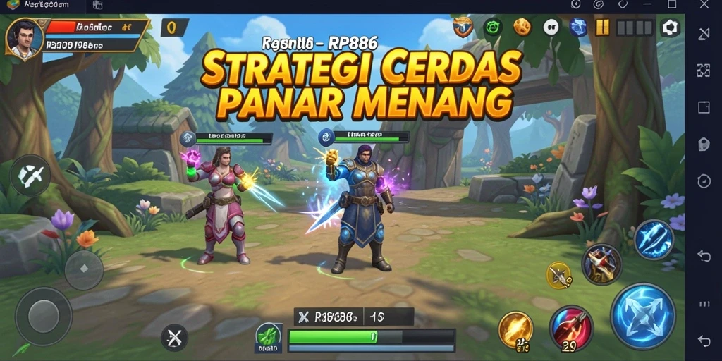 Tampilan menarik dari gameplay RP886 dengan strategi yang menegangkan.