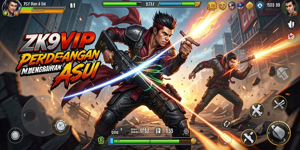 Tampilan gameplay aksi penuh di ZK9VIP.